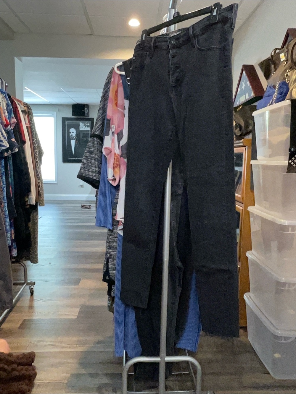 Ag Adriano Goldschmied Black Skinny Jeans